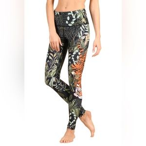 Rawr Talent Printed Yoga Leggings by Yoga Democracy- Size Small
